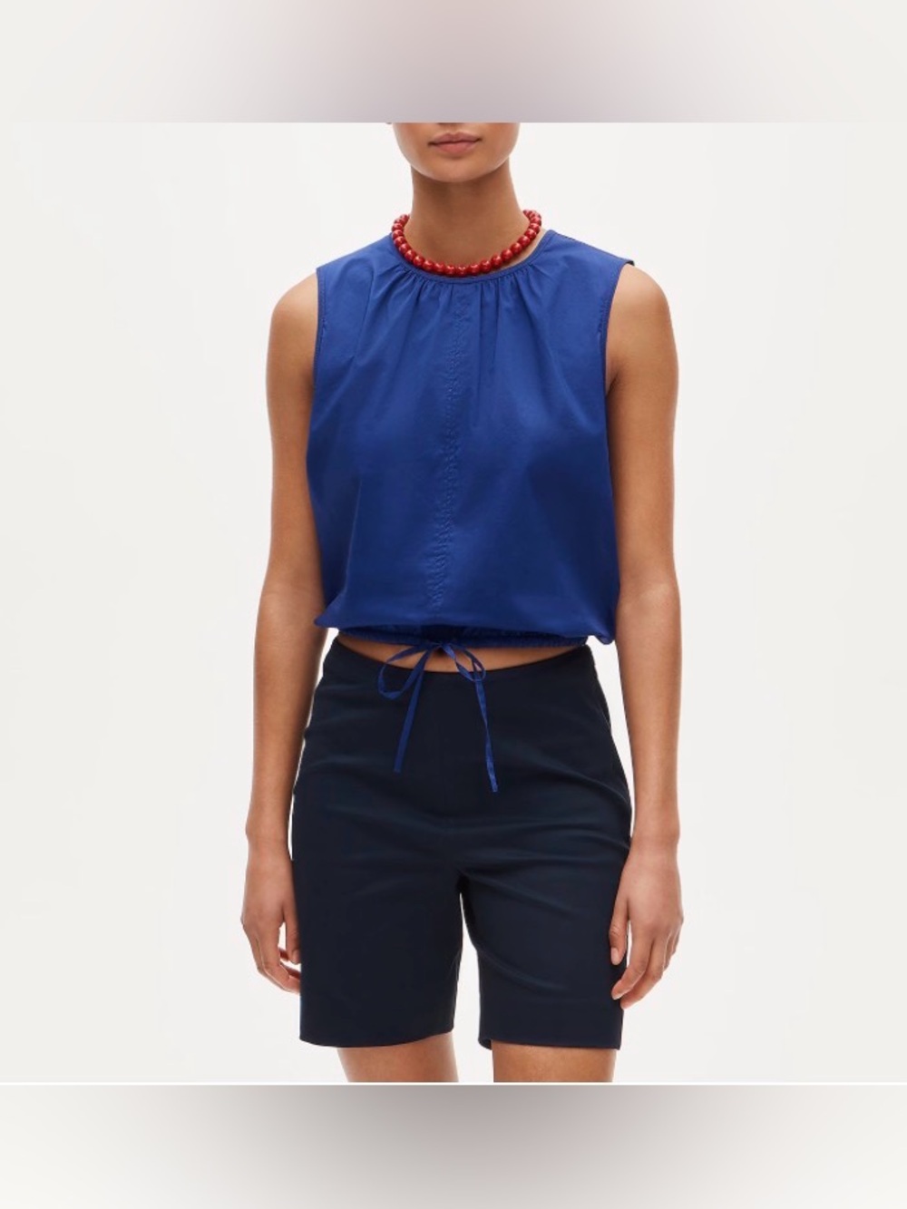 J.Crew.Women’s Bermuda short in sateen.Navy blue 4.NWT.